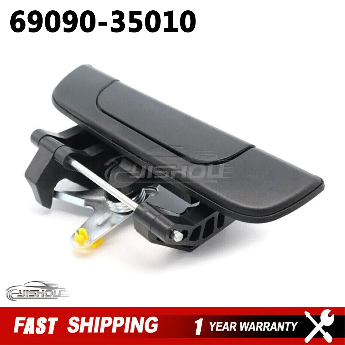 69090-35010 후면 문짝 외부 뒷문 핸들, Toyota Hilux 2004-2012, Toyota Tacoma 1995-2004 6909035010 블랙