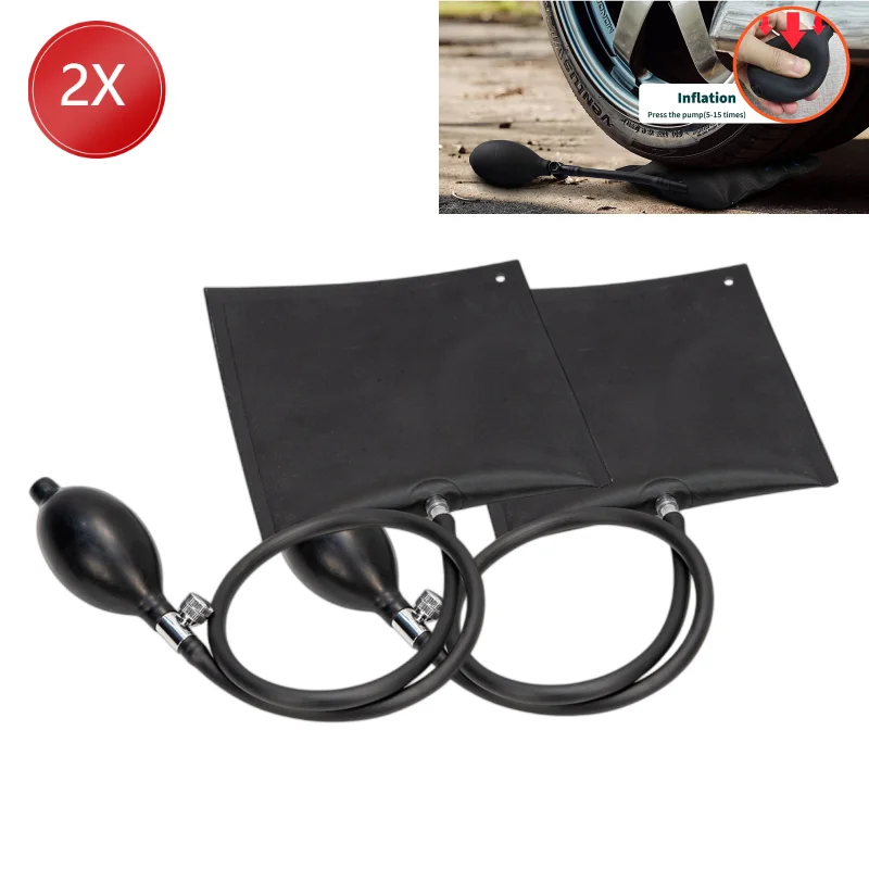 Air Wedge Bag Kit,2pack Strong Inflatable Air Wedge Pump Bag