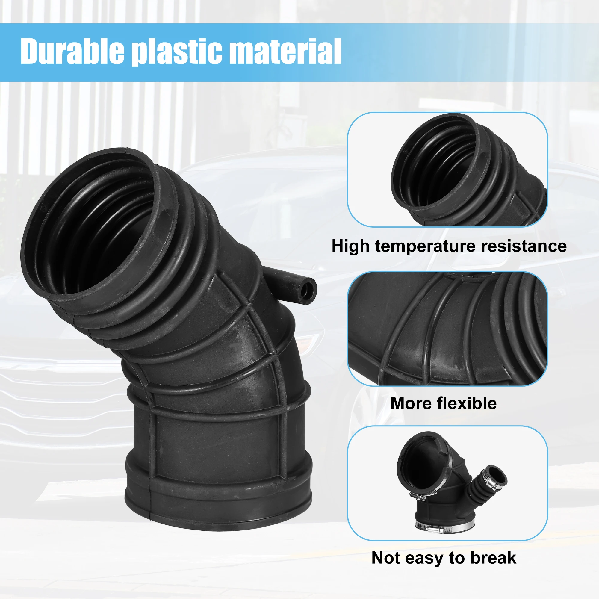 UXCELL Car Air Intake Hose Tube for BMW 330Ci 2001-2006 for BMW 330Xi 2001-2005 Z3 L6 3.0L 2001-2002 13541438759