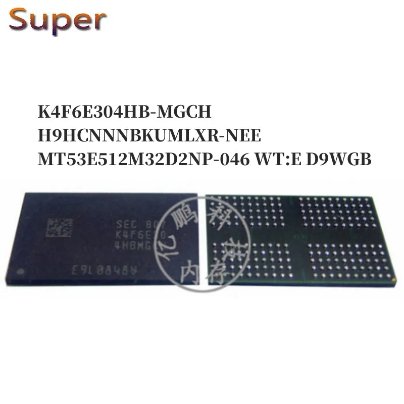 

5 шт. K4F6E304HB-MGCH H9HCNNNBKUMLXR-NEE WT:E D9WGB 200FBGA LPDDR4 3200 Мбит/с 2 Гб