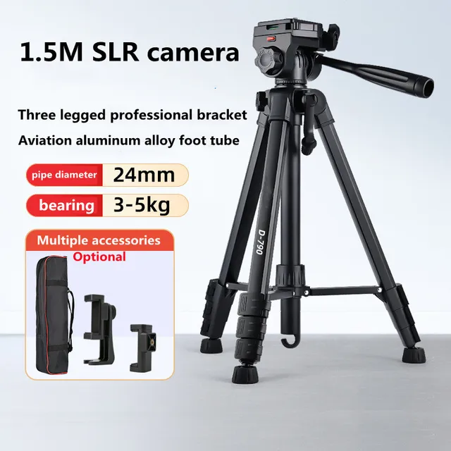 152cm DSLR Tripod with Phone Holder