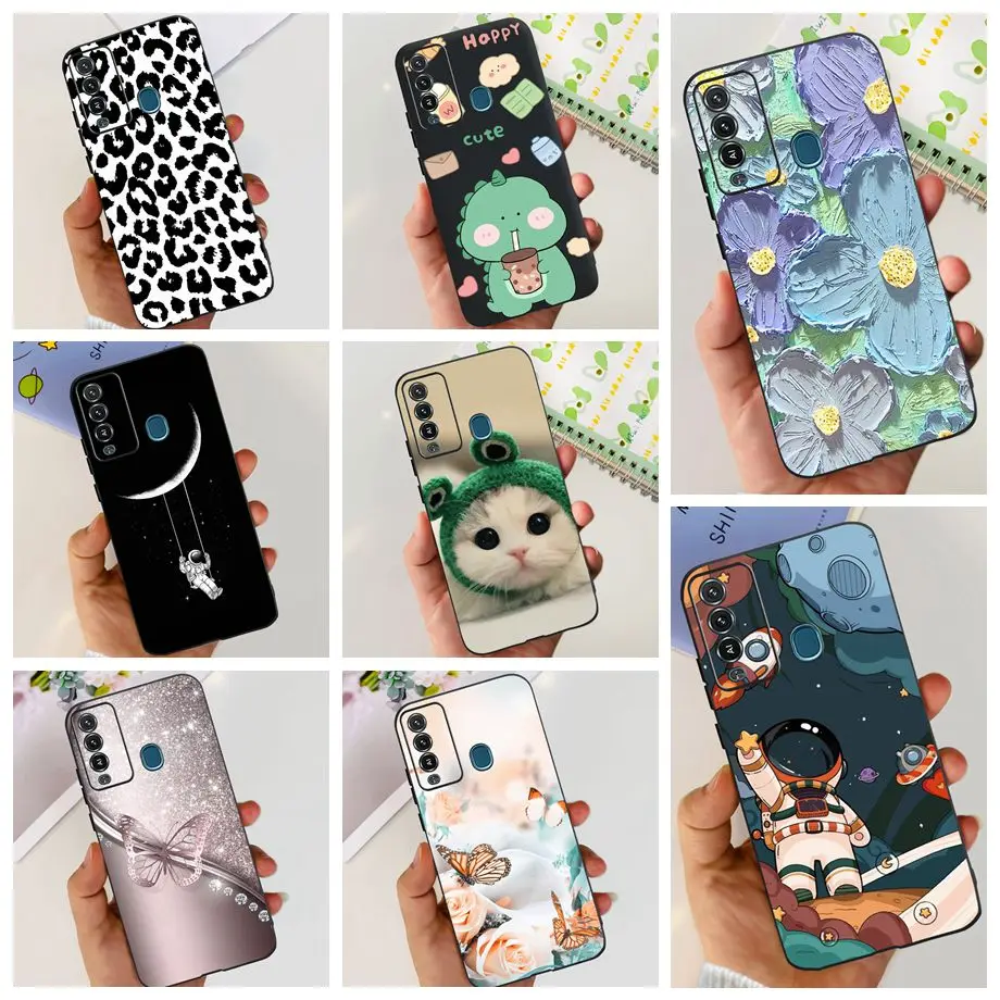 Per Itel Vision 2 Plus Custodia Protettiva Antiurto Funda Per Itel Vision 1 Pro Vision 3 Vision2 2 Plus Cover Silicone Tpu Soft