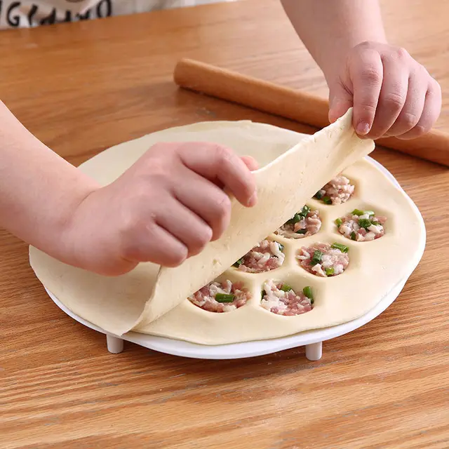 19 Holes Dumpling Maker Dough Press Ravioli Making Mould Mold DIY Pasta Form Hot Kitchen Accessories - Image 4