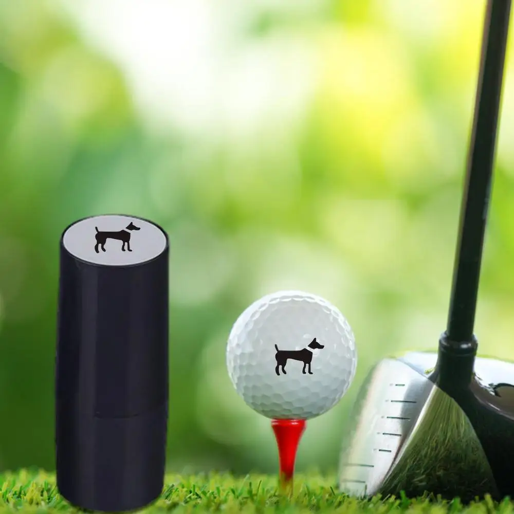 Waterproof Golf Ball Stamp Funny Golf Ball Stamper Stencil Quick Dry Lasting Waterproof Automatic Oil Out Golf Ball Stamp Ball