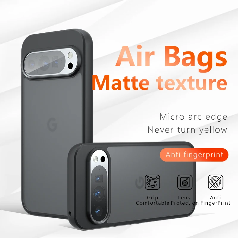 Luxury Armor Matte Clear Shockproof Bumper Case
