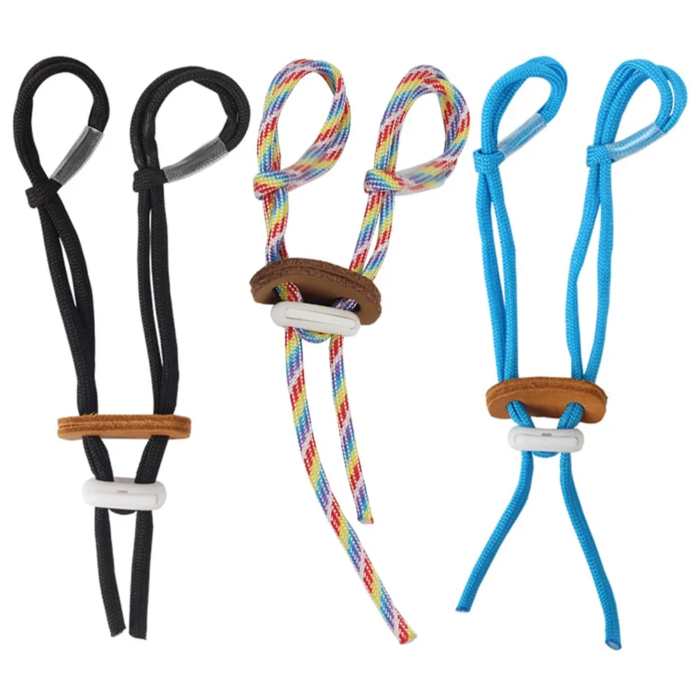 Archery Finger Sling Soft Archery Fingersling Adjustable Archery Sling Elastic Archery Finger Sling Hunting Shooting Accessory