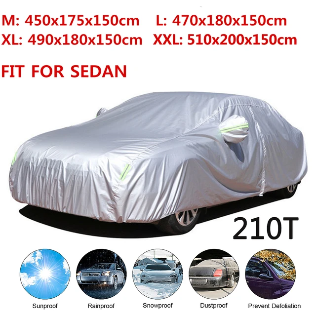 Car Cover Waterproof Outdoor Protect Awning Outer Auto Covers Universal  Windshield Vehicle Rain Full Hail Proof Exterior For Suv - Car Covers -  AliExpress