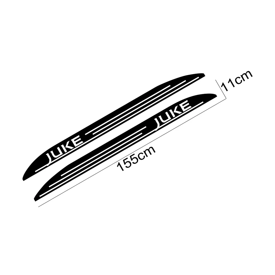 Auto Side Steps Running Boards Voor Nissan Juke 2011-2019, Vaste Running Board Side Step Side Skirt Wing Diffuser Guard Accessoires