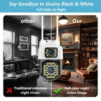 Caméra de surveillance WiFi 4K 8MP, caméra IP PTZ extérieure à double objectif, suivi automatique, audio vidéo, ONVIF, caméra de sécurité CCTV YOOSEE 6