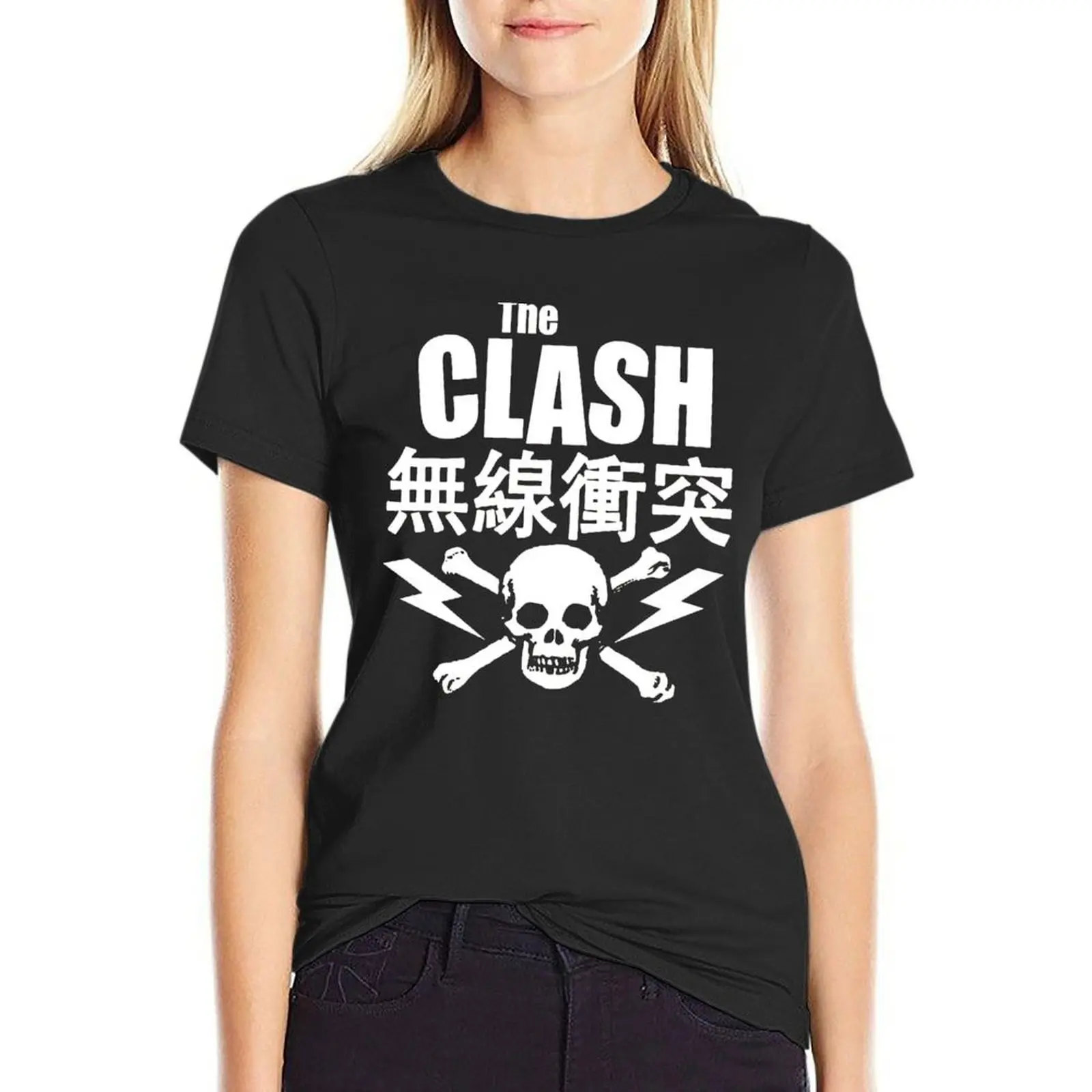 

The Clash-The Clash-The Clash-The Clash- T-shirt graphics hippie clothes Woman clothing
