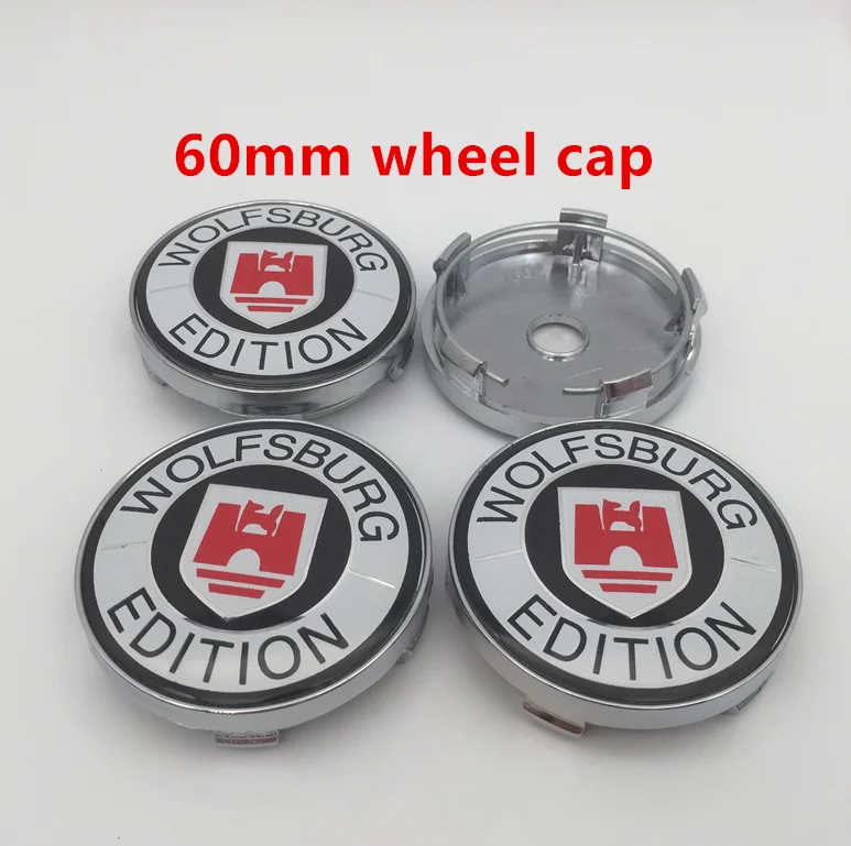 4 stücke 56mm 60mm 65mm 68mm wolfsburg edition Auto Rad Mitte