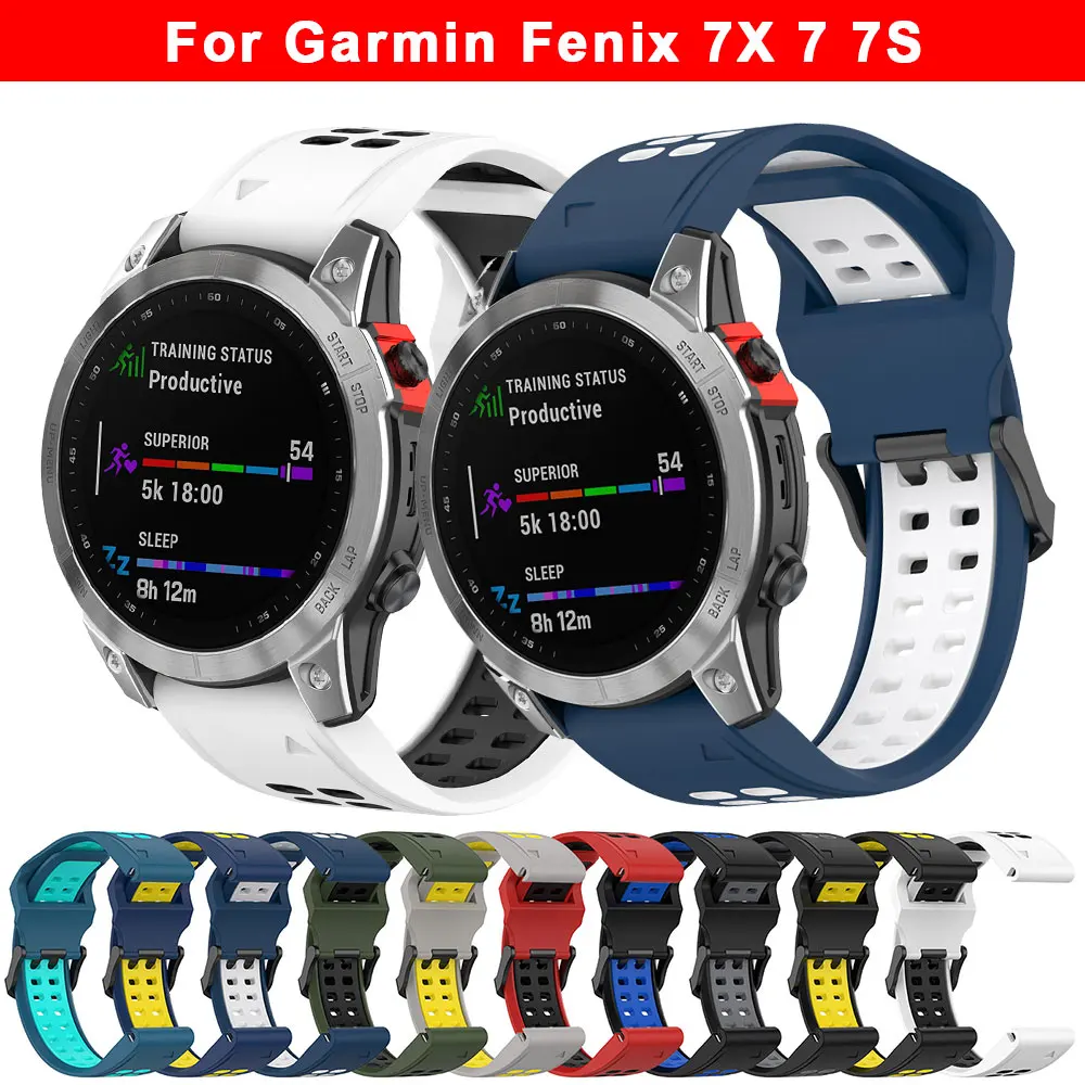 

Ремешок для наручных часов Garmin Fenix 5 6 7 5X 6X 7X Plus Pro 3HR Forerunner 935 945 instinct 2S, браслет для умных часов, 22 мм 26 мм