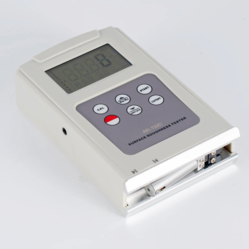 Digital Surface Roughness Tester Meter AR-132C Portable Surface Profile Gauge Measures Range Ra: 0.05-10.00um Rz: 0.020-100.0um