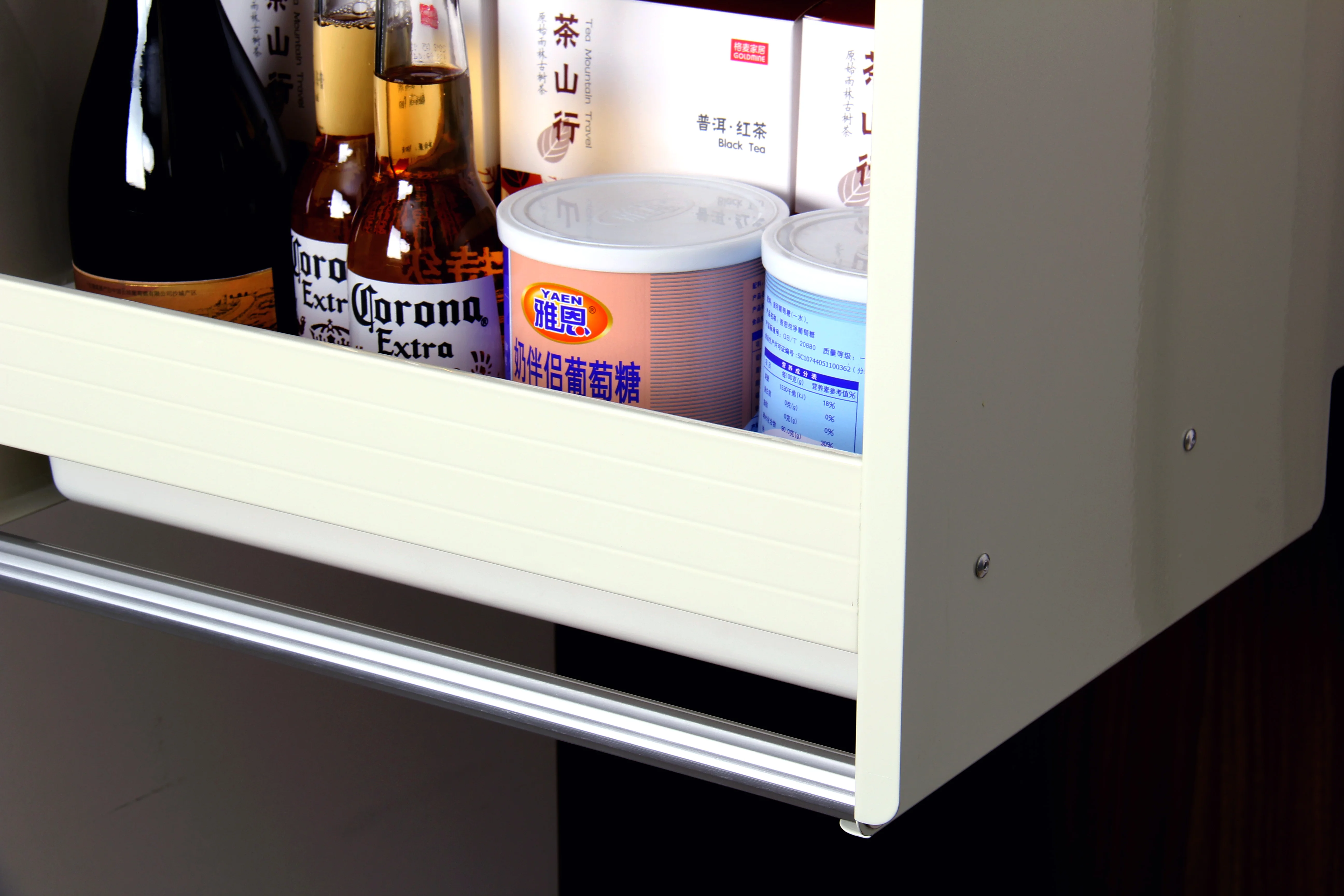Top Quality Kitchen Pantry Lifter Pantry Pull Down Basket Shelf Tall Cabinet Elevator GSJ-600
