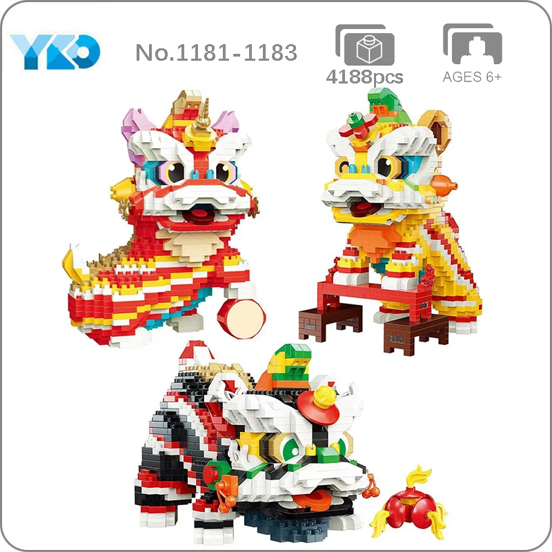dancekko Yko Spring Festival Lion Dance Show Ball Chair Animal Pet