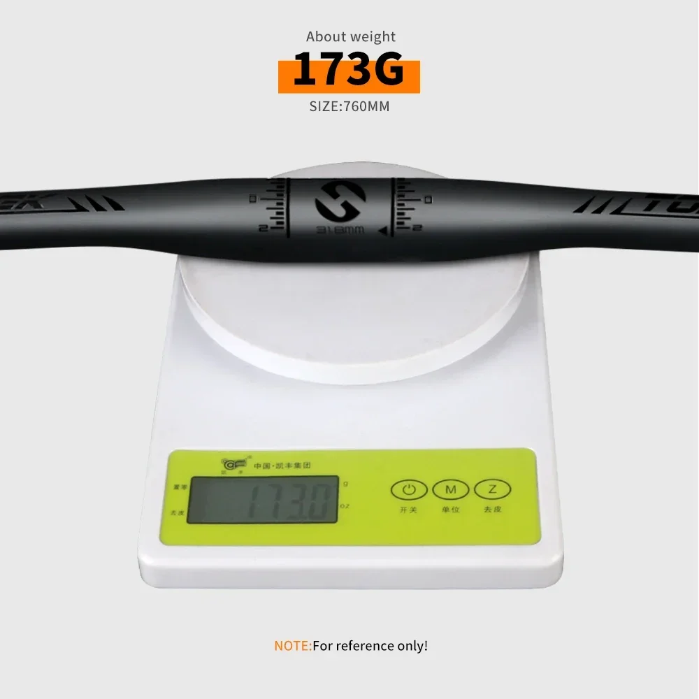 TOSEEK Full Carbon Mtb Handlebar 31.8mm Bicycle Handlebar 640/660/680/700/720/740/760mm Ultralight Mountain Bike Handlebars
