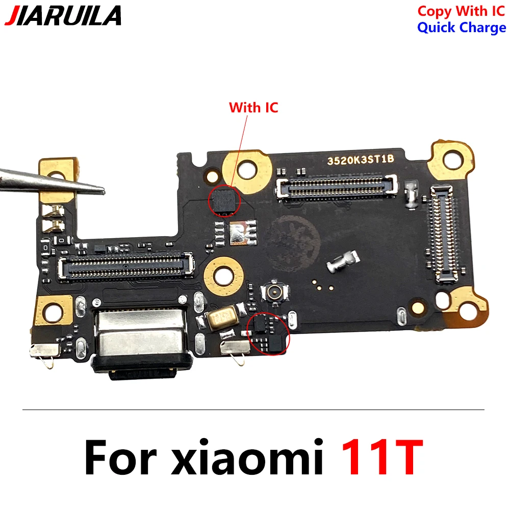 Port De Charge USB-C Xiaomi Mi 11 Pro (M2102K1AC) – Neuf, Noir