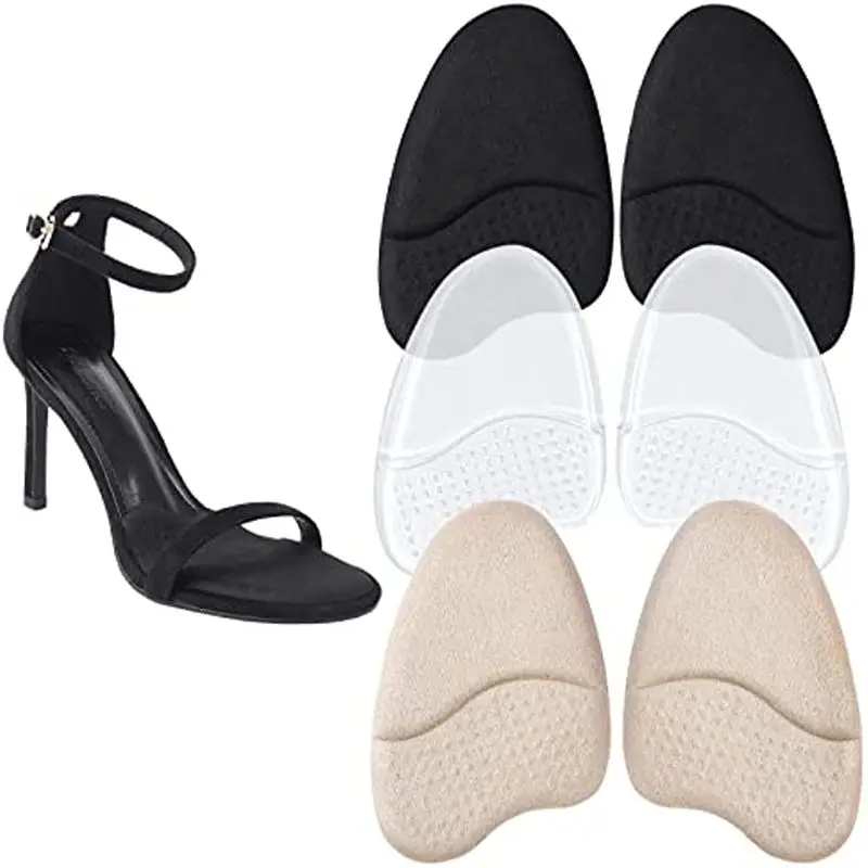 Silikon Vorfuß Pad Einsätze Kissen Pads Für Frauen High Heels Schuhe Anti Slip Fuß Schmerzen Relief Pads Sandalen Gel Schuh Einlegesohlen – Detail 1