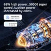 50000RPM Portable Compressed Air Duster Blower Cleaner Rechargeable Keyboard Computer Home Car Cleaning USB Charging 6