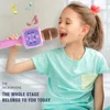 Children's Portable Handheld Microphone Speaker Integrated Karaoke Puzzle Education Bluetooth Speaker with Wireless Microphone 2