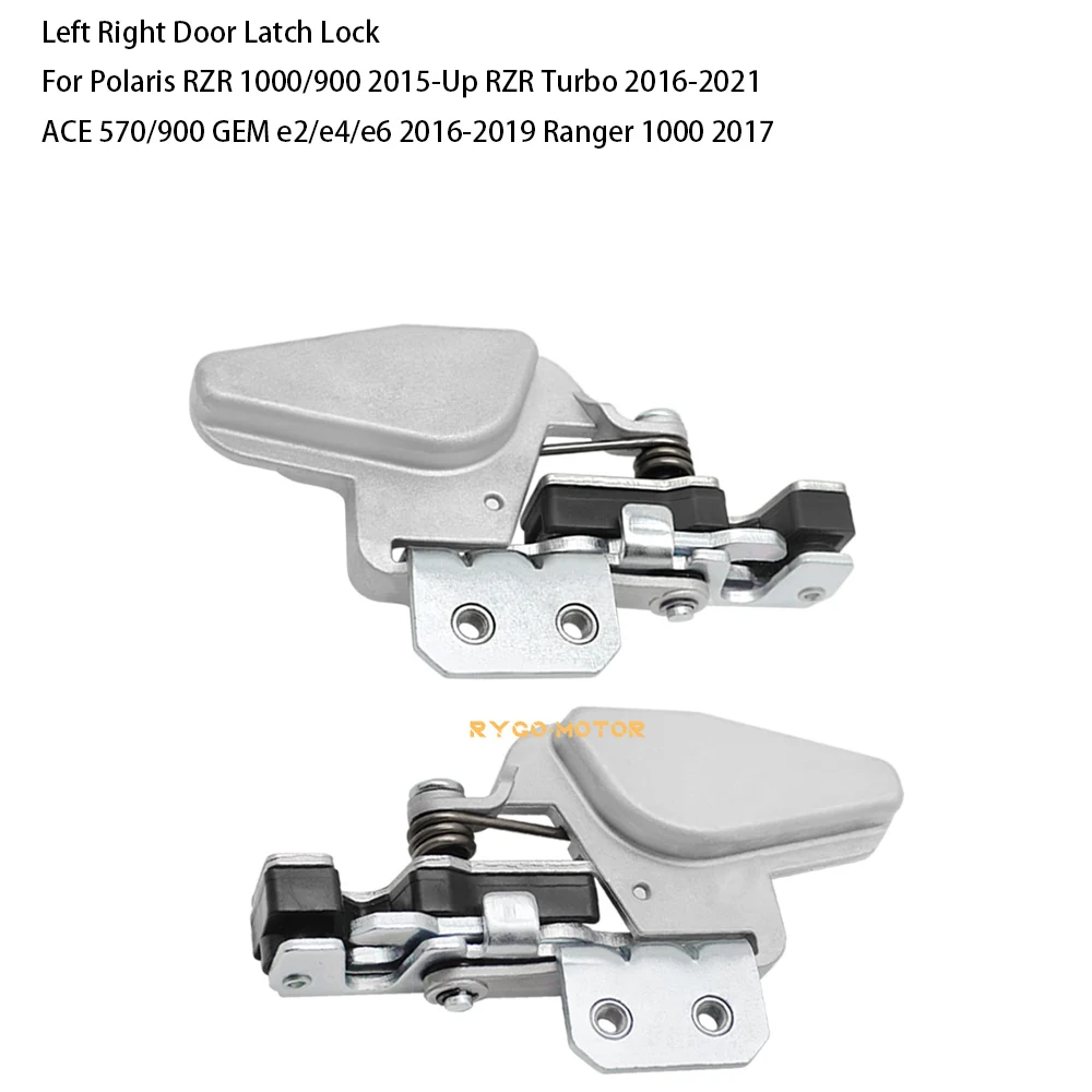 

Left Right Door Latch Lock For Polaris RZR 1000/900 2015-Up RZR Turbo 16-2021 ACE 570/900 GEM e2/e4/e6 16-2019 Ranger 1000 2017