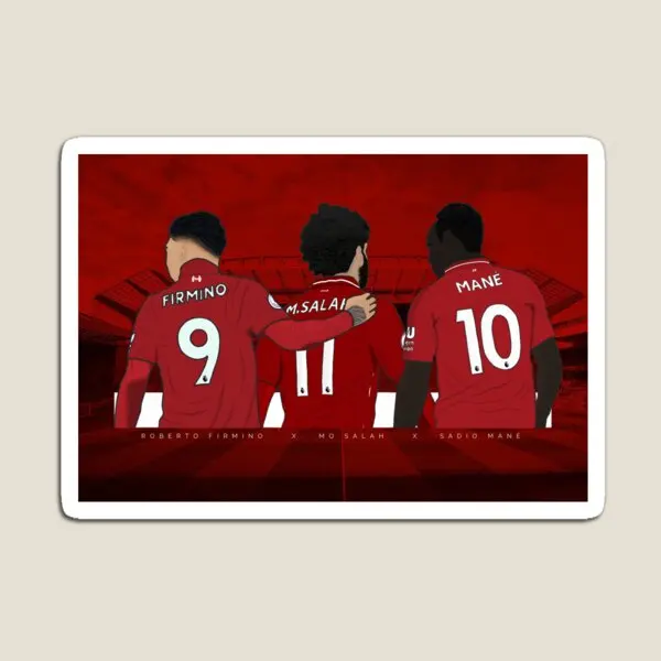 Lfc Salah грива Firmino магнит для детской фотосъемки забавные детские разноцветные наклейки
