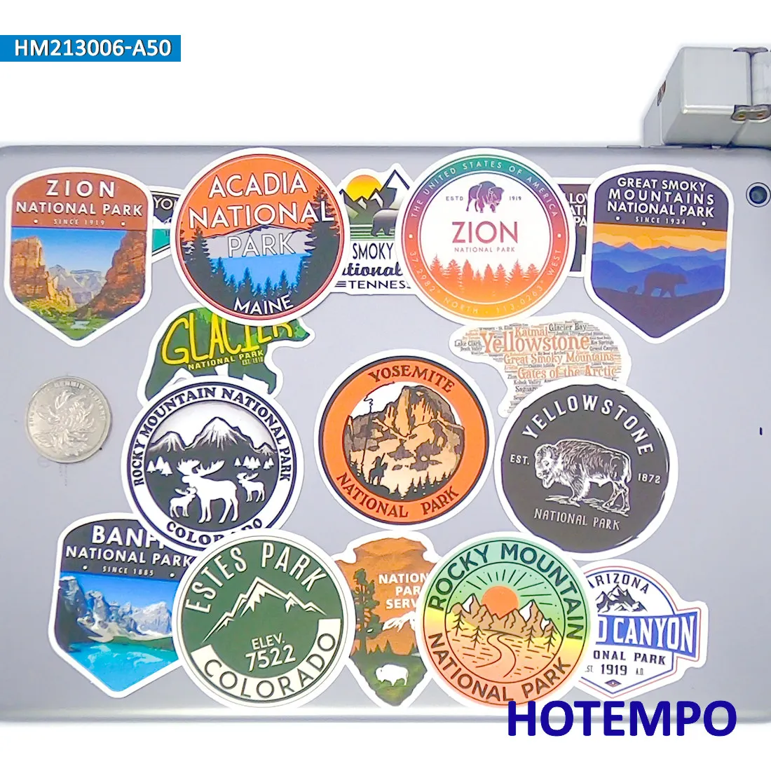 Nature Park Adventure Sticker Set – Outdoor-Themed Decorative Pack for Laptops, Phones, and Luggage – 20/30/50PCS
