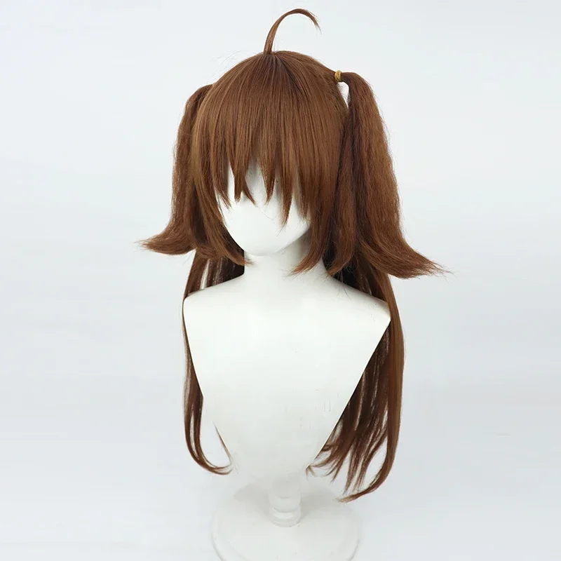 Anime Kirarin Revolution Kirarin Cosplay Perücke braun Pferdes chwänze hitze beständiges Haar für Halloween Kostüm Rollenspiel Party Perücken – Detail 2