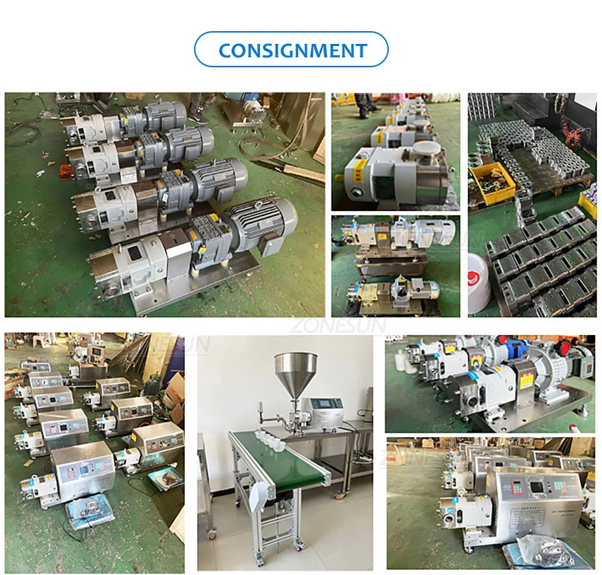 ZONEPACK 5-5000 мл Роторный насос для наполнения и взвешивания пасты и вязких жидкостей ZS-RPW1