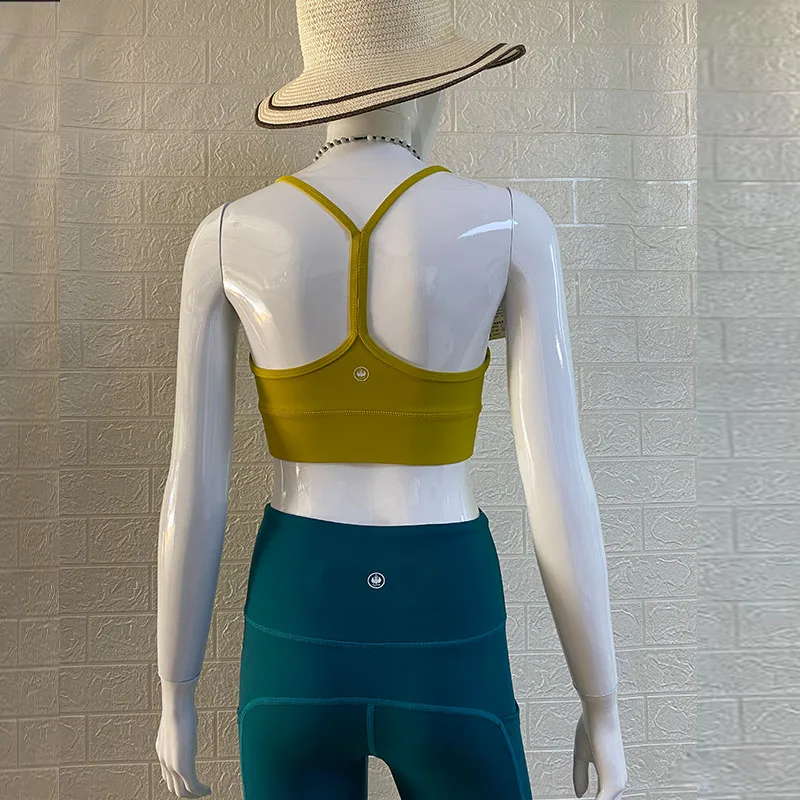 

QUMOR Sports Bra Women Gym Push Up Bra Training Running Bralette Yoga Top Underwear Workout Fitness Tank Top Women Sports Vest