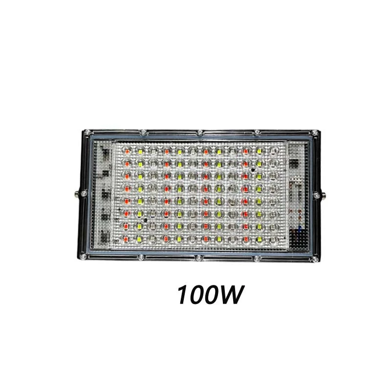 원격 LED 투광 조명 반사판 램프, 방수 IP65 야외 투광 조명, 정원 LED RGB 스팟