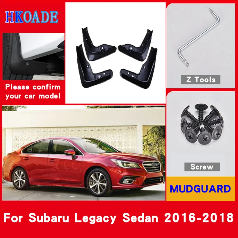 Car Fender Mud Flaps For Subaru Legacy Sedan 2016 2017 2018 Mudguards