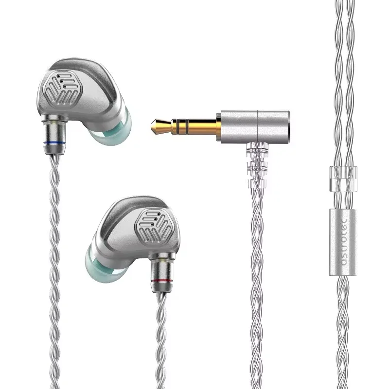 Astrotec AM850 MK2 Noise Canceling Earphone Wired Hifi  Monitor Stereo Headset Metal Headphones Detachable Cable 4
