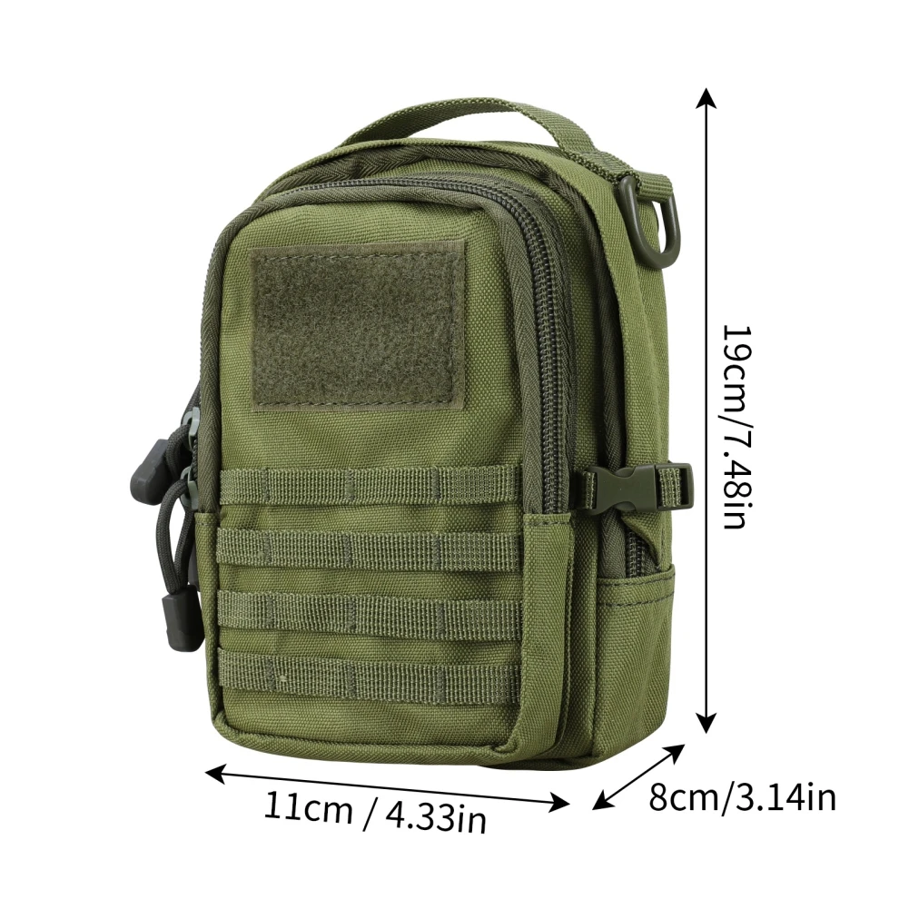 Tactical Molle Pouches Waist Bag, Mobile Phone Belt Pouch, EDC Gadget Slim Utility Waist Bag 6