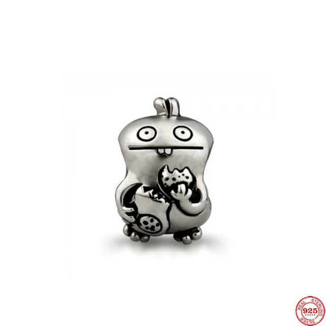 Theo Bear Pig Animal Kingdom Cat Dog Unicorn Bead Fit Original Pandora Charms Silver 925 Bracelet For Women Fashion Jewelry
