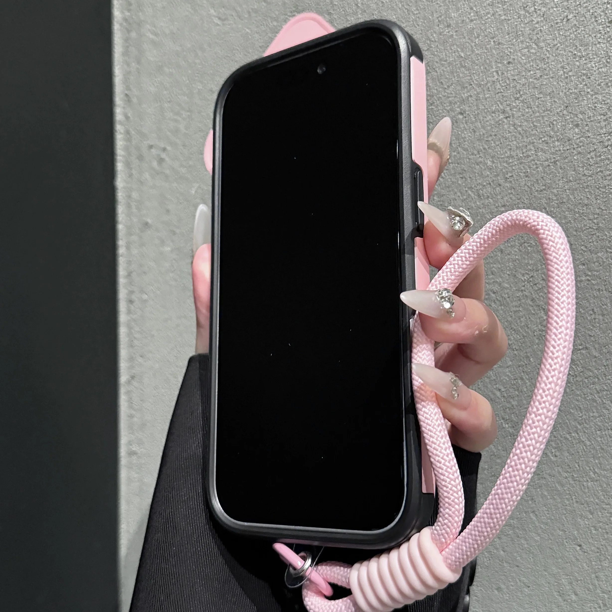 Shockproof Armor Case with Lanyard and Slide Camera Cover