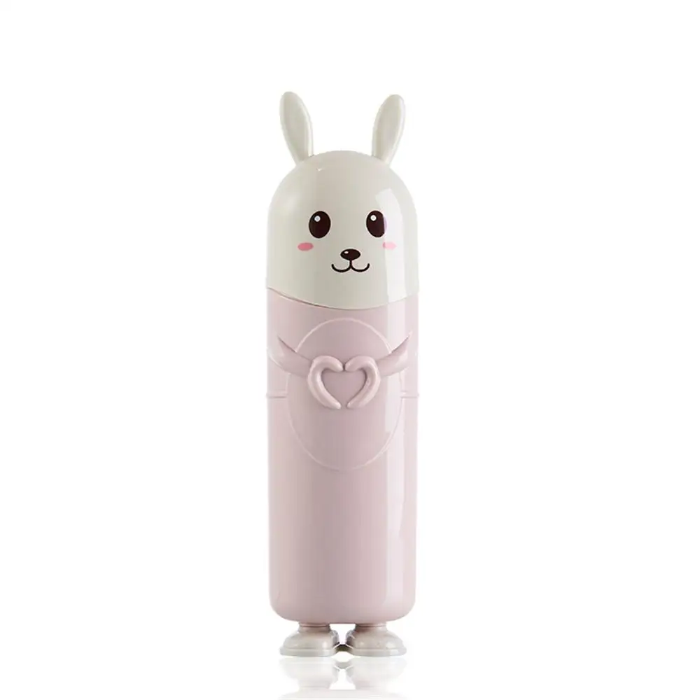 Nordic Cute Rabbit Portable Tooth Brush Container Travel Organizer Toothbrush Toothpaste Holder Storage Box Plastic Toothbrush Holder Toothbrush Storage Box