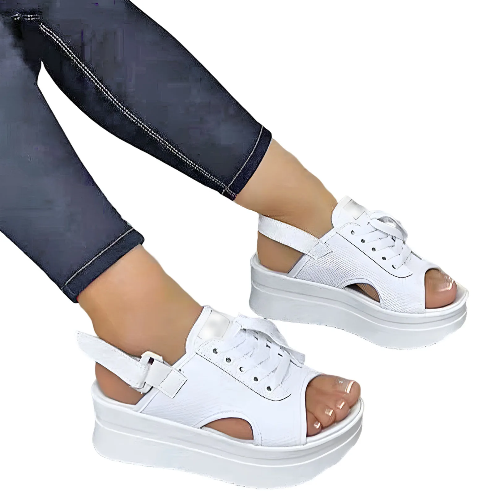 

Сандалии женские пляжные на толстой подошве, босоножки с поддержкой свода стопы, плоская подошва, подарок на Рождество, день рождения, новый год