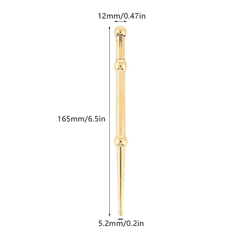 Pure Copper Acupressure Pen Ear Acupoint Massage Stick Improve Eyesight Acupuncture Point Massager Acupoint Meridian Massage Pen acupuncture pen