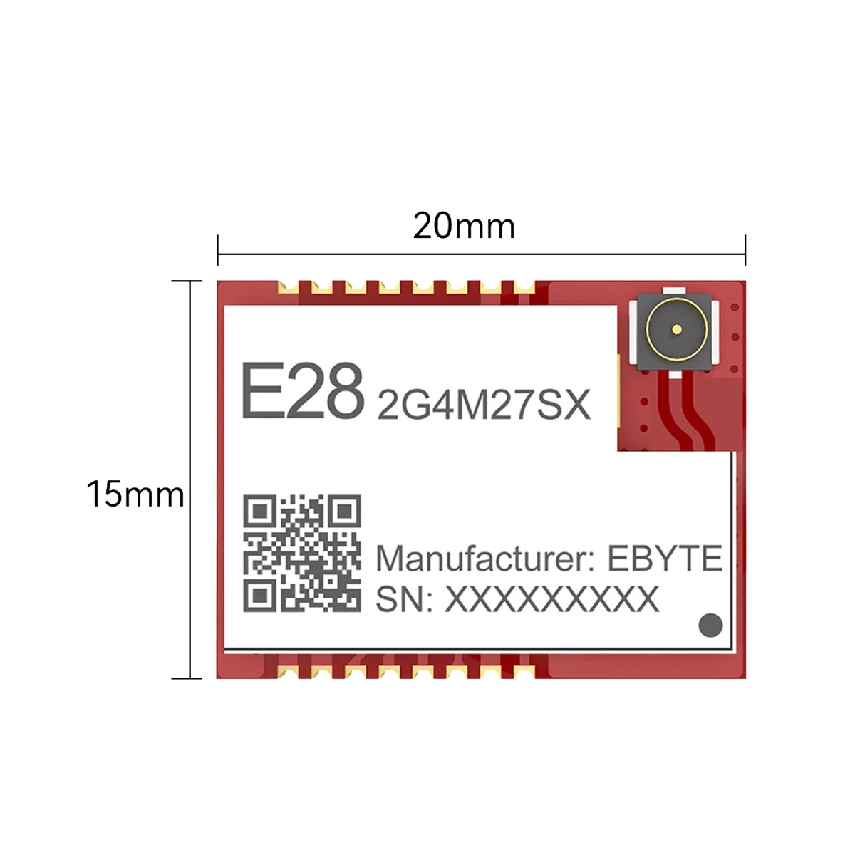 SX1280 Wireless RF Module CDSENET E28-2G4M27SX 27Dbm Lora SMD IPEX PA