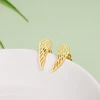 Simple Hollow Wing Stud Earrings 2022 New Stainless Steel Women Earrings Trend Charm Jewelry Accessories 3