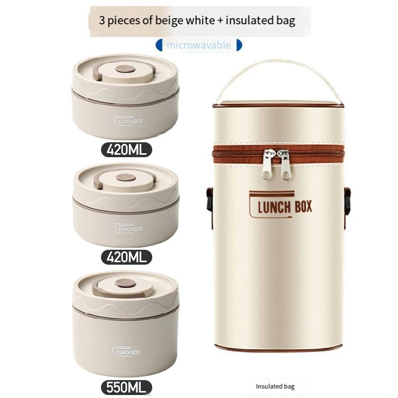 Food Warm Lunch Container, Stainless Steel Thermal Lunch Container Portable Thermal Bento Box Food Container Durable Easy To Use