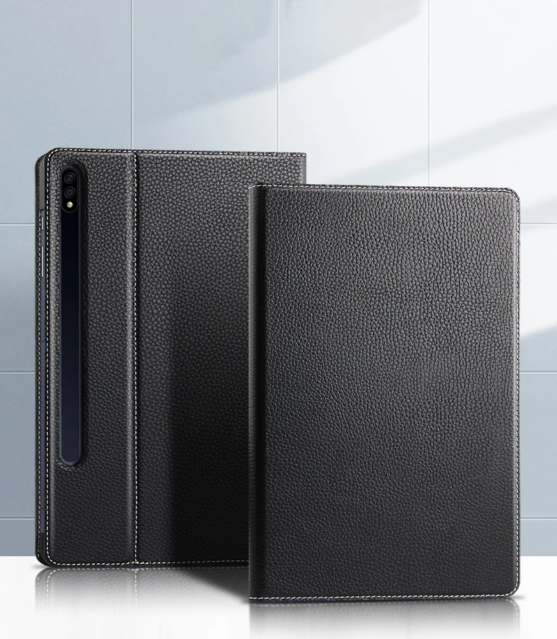 couro para Galaxy Tab S8 Plus, SM-X800,