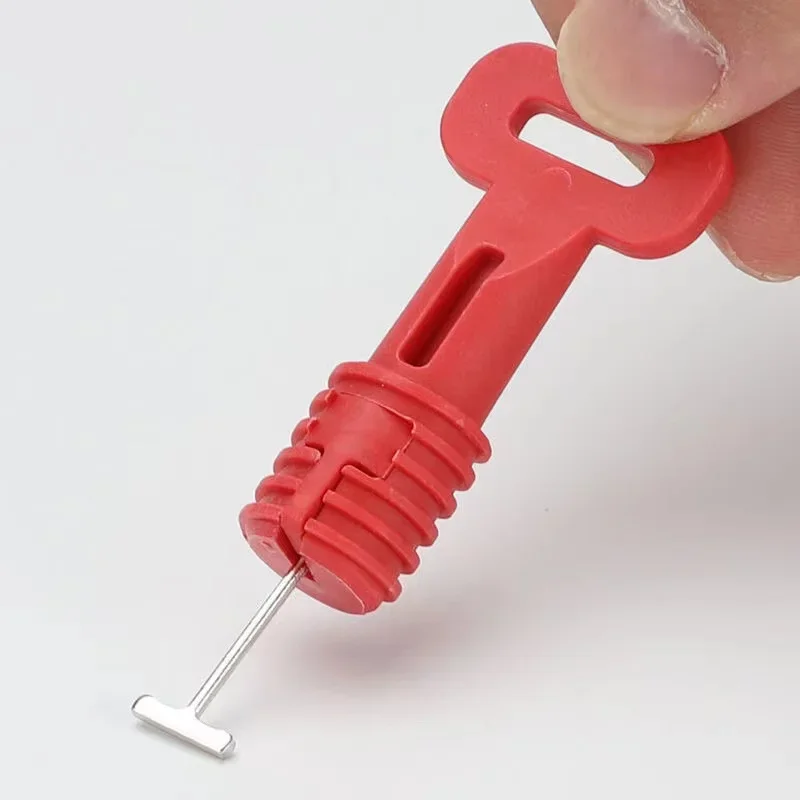 Tile Leveling Tools 200pcs Tile Leveling System Replace Steel Needle Ceramic Tile Leveling Device Leveler Adjuster 0.9/1.5mm Construction Tools
