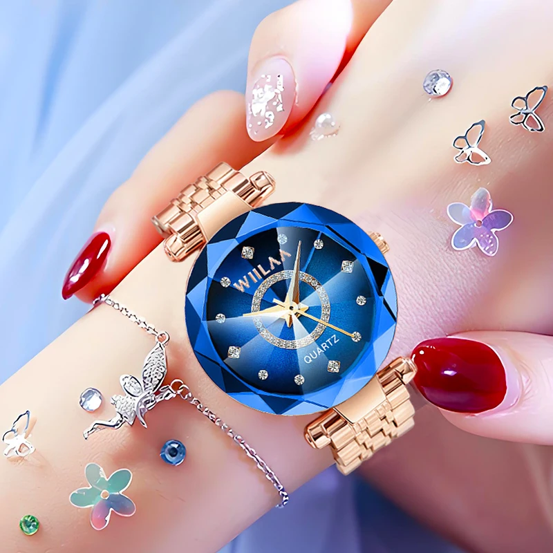 Women Bracelet Watches Stainless Steel Band Elegant Diamond Dial Ladies Wrist Watch For Crystal Exquisite Top Brand Luxury women watches