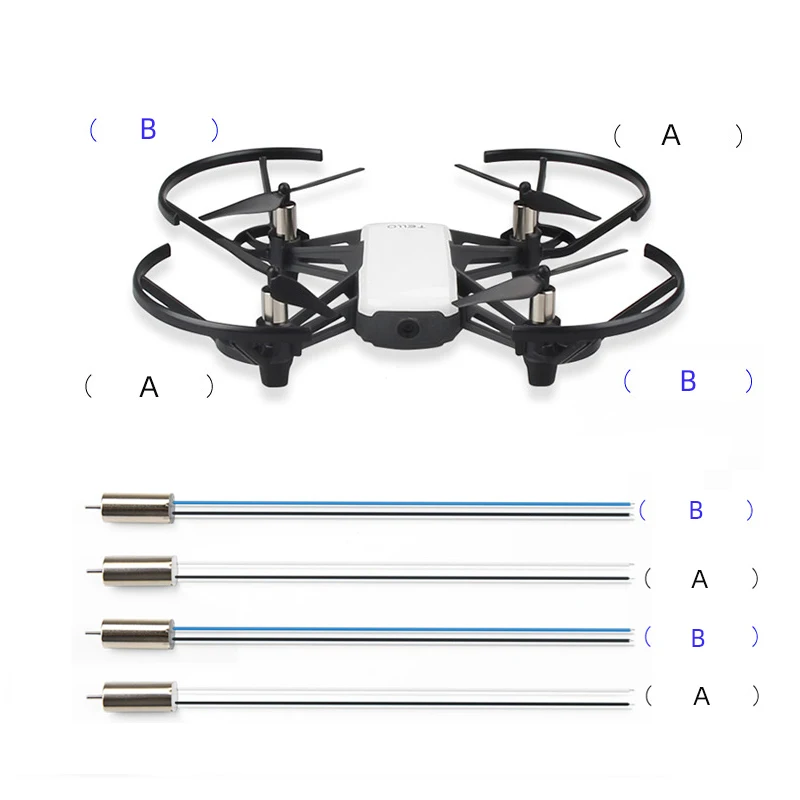 RCSTQ 1Pcs For Tello Motor Replacement Repair Part Remote Control RC Quadcopter