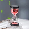 1-60 Minutes Red Hourglass Sandglass Children Kid Toy Sand Timer Hour Glass Home Decoration Sand Clock Timekeeper Festival Gifts 2
