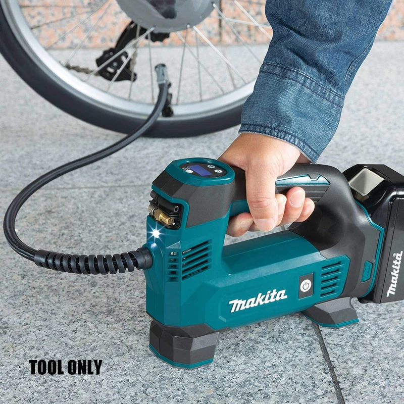 Makita DMP180 LXT литий-ионный беспроводной насос Электрический автомобильный воздушный насос для мотоциклов велосипедов инструмент для накачивания шин