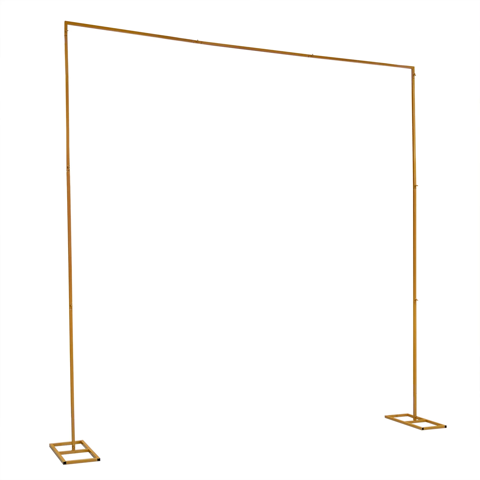 Adjustable Arch Stand Metal Backdrop Stand Metal Balloon Arch Stand for Ceremony Birthday Party Bridal Shower Decoration
