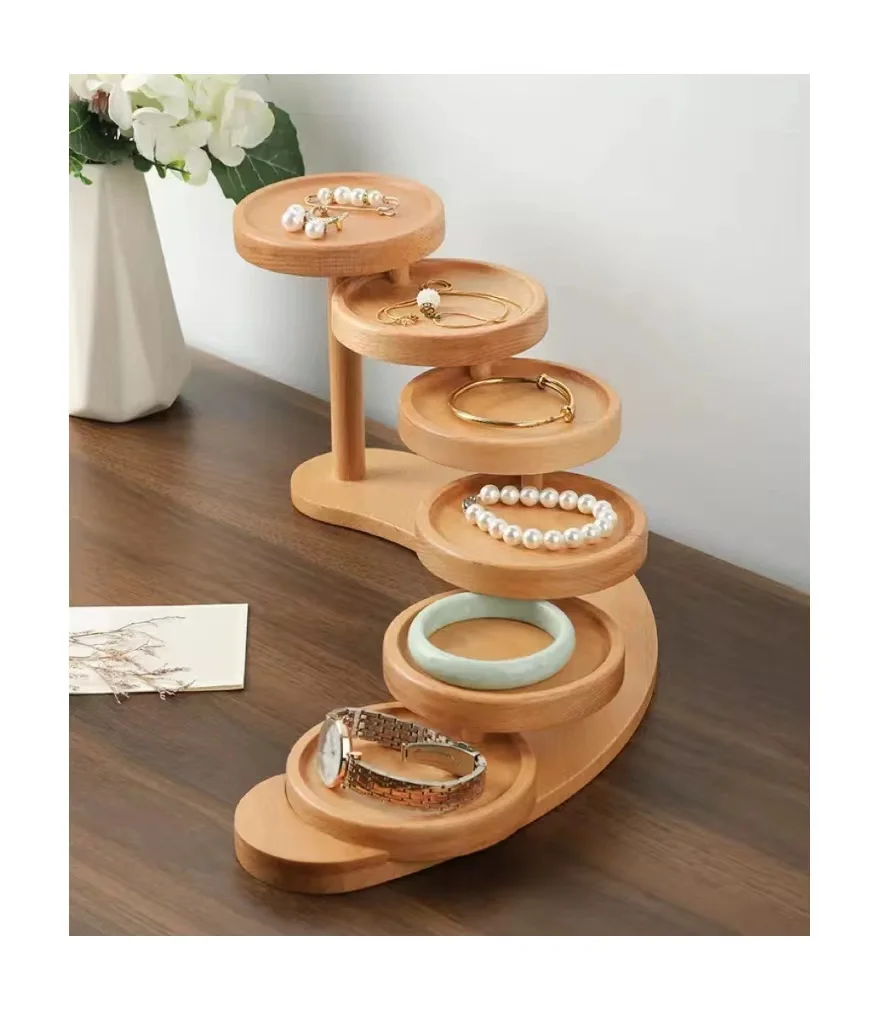 Espositore Per Gioielli In Legno Di Faggio Espositore Per Gioielli In Legno Espositore Per Sushi In Legno